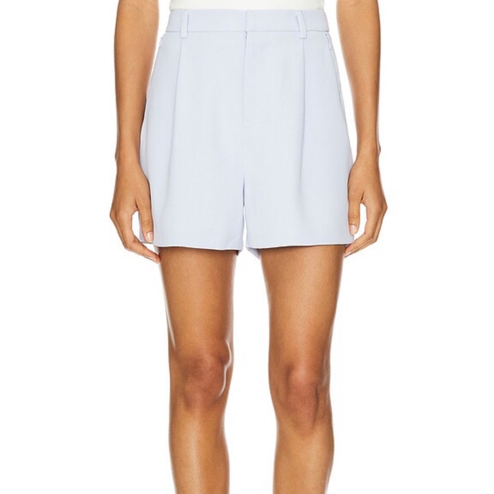 NWOT Good American Light Blue Trouser Shorts